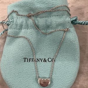 Tiffany Elsa Peretti Bean necklace-sterling silver 16”